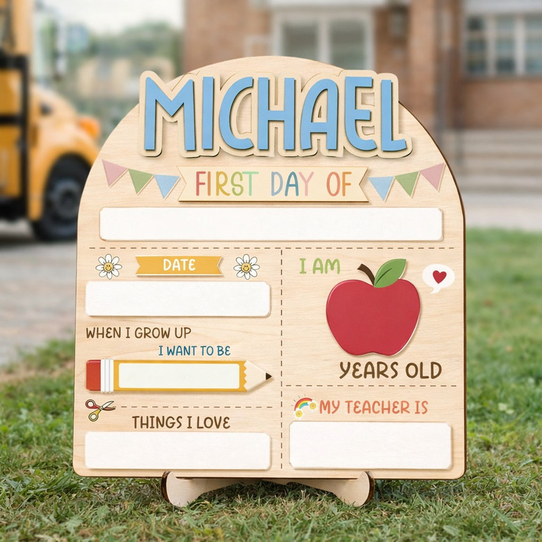 Watch Your Student Grow - First/Last of School Sign Watch Your Student Grow - First/Last of School Sign