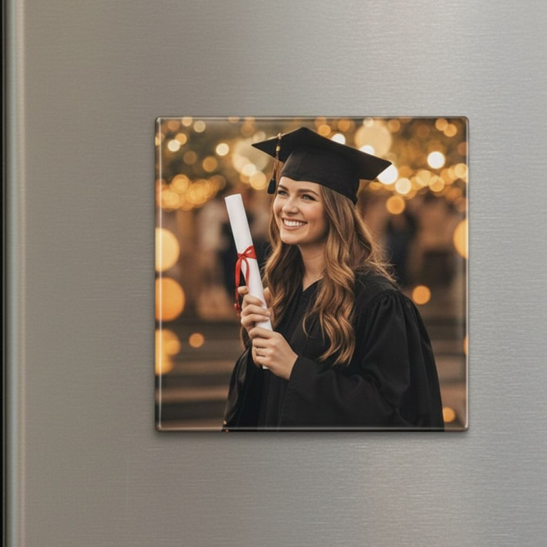 2026 Grad Party Acrylic Photo Magnet Custom Keepsake Favor