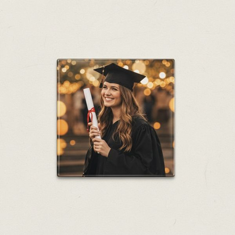 2026 Grad Party Acrylic Photo Magnet Custom Keepsake Favor
