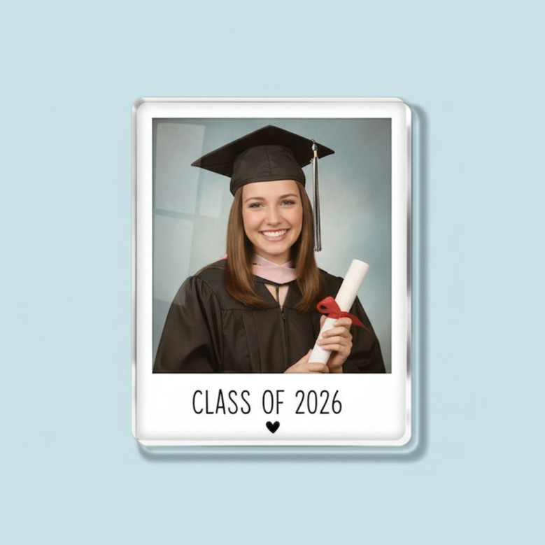 Capture the Moment Graduation Day Acrylic Photo Magnet Keepsake