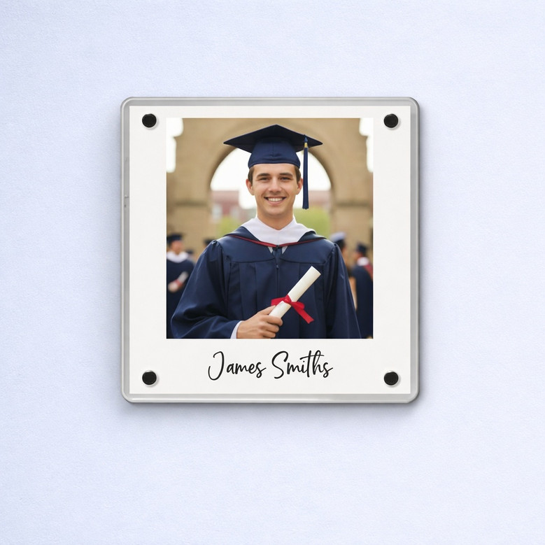 Graduation Memories Personalized Acrylic Photo Magnet Keepsake