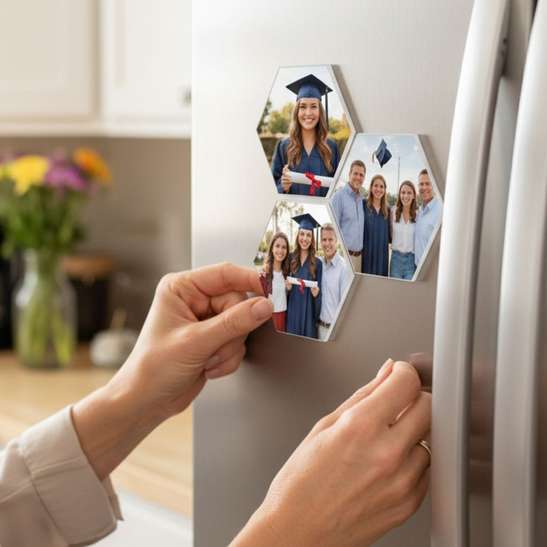 Graduation Milestone Custom Acrylic Photo Magnet Family Keepsake
