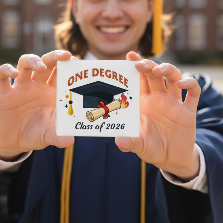 Honoring 2026 Seniors Custom Class Acrylic Photo Magnet Gift