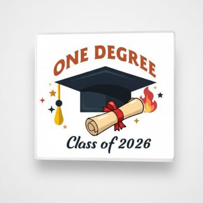 Honoring 2026 Seniors Custom Class Acrylic Photo Magnet Gift