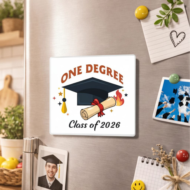 Honoring 2026 Seniors Custom Class Acrylic Photo Magnet Gift