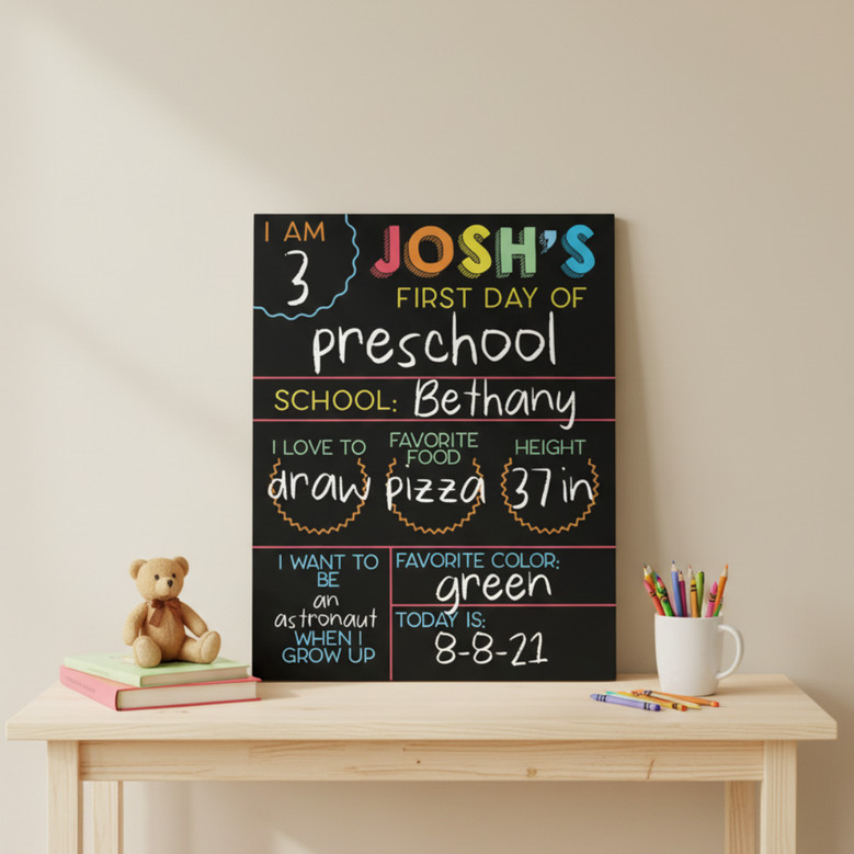 Capture Every Milestone - Reversible School Board Sign Photo Prop Capture Every Milestone - Reversible School Board Sign Photo Prop