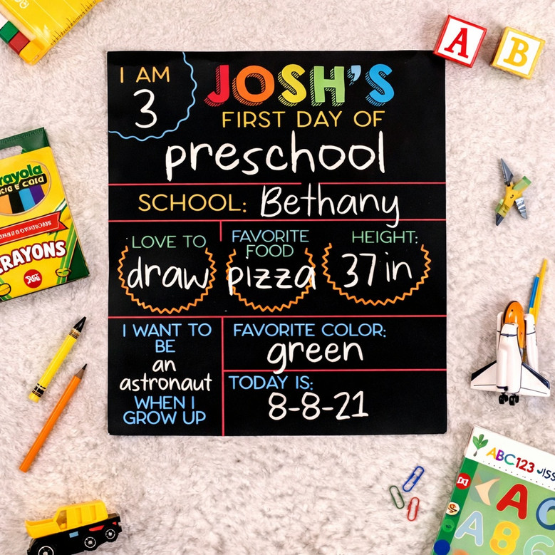 Capture Every Milestone - Reversible School Board Sign Photo Prop Capture Every Milestone - Reversible School Board Sign Photo Prop
