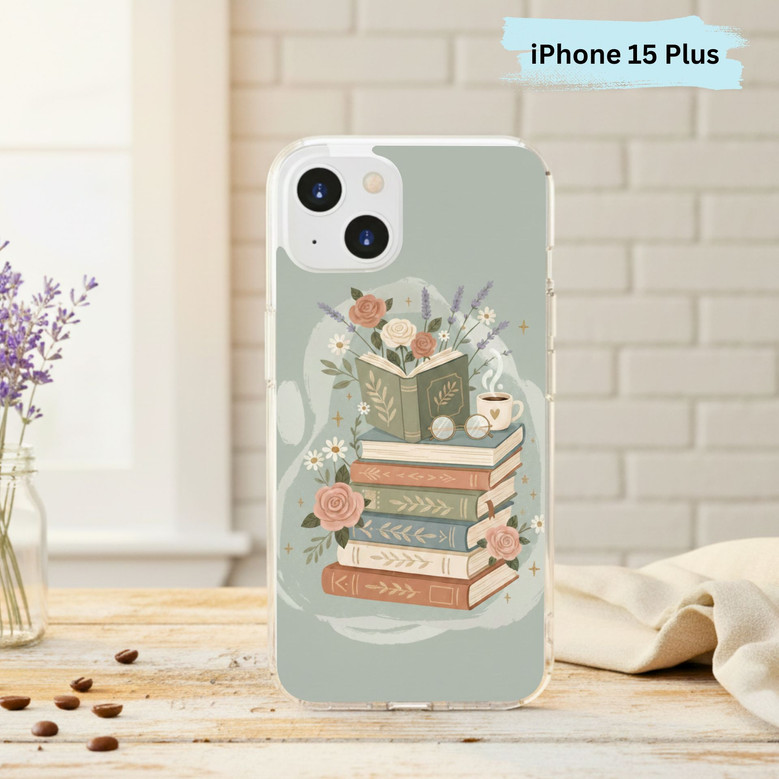 Whispered Chapters & Wildflowers - Book Lover Phone Case Whispered Chapters & Wildflowers - Book Lover Phone Case