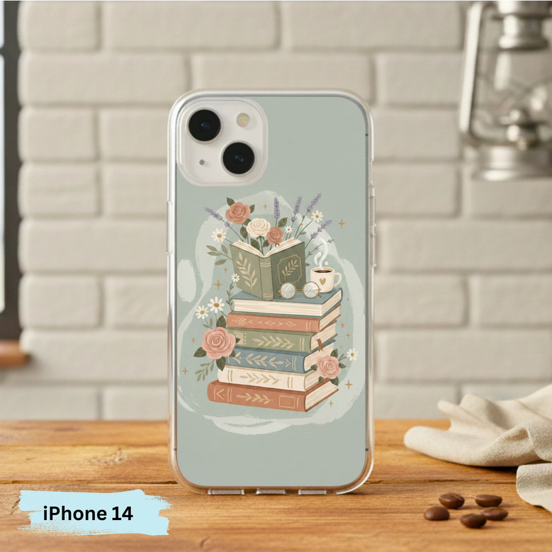 Whispered Chapters & Wildflowers - Book Lover Phone Case Whispered Chapters & Wildflowers - Book Lover Phone Case