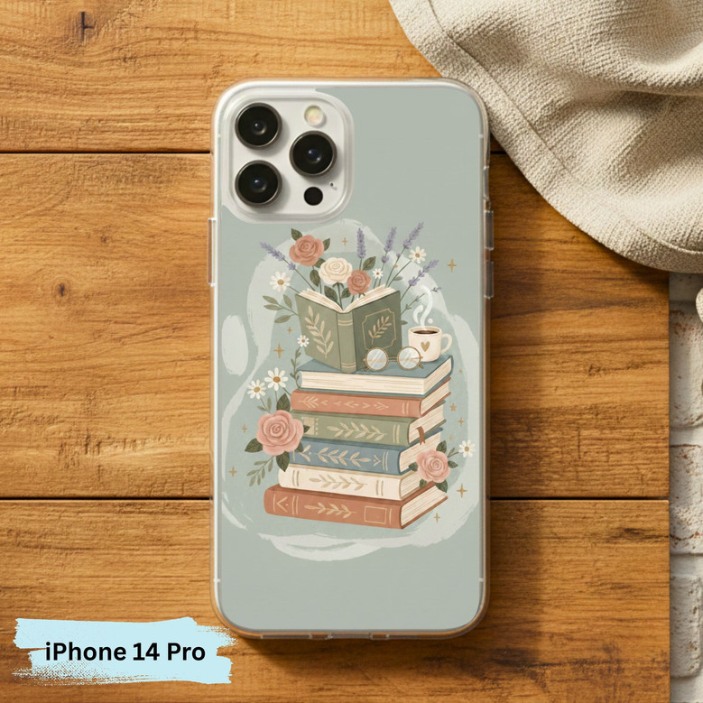 Whispered Chapters & Wildflowers - Book Lover Phone Case Whispered Chapters & Wildflowers - Book Lover Phone Case
