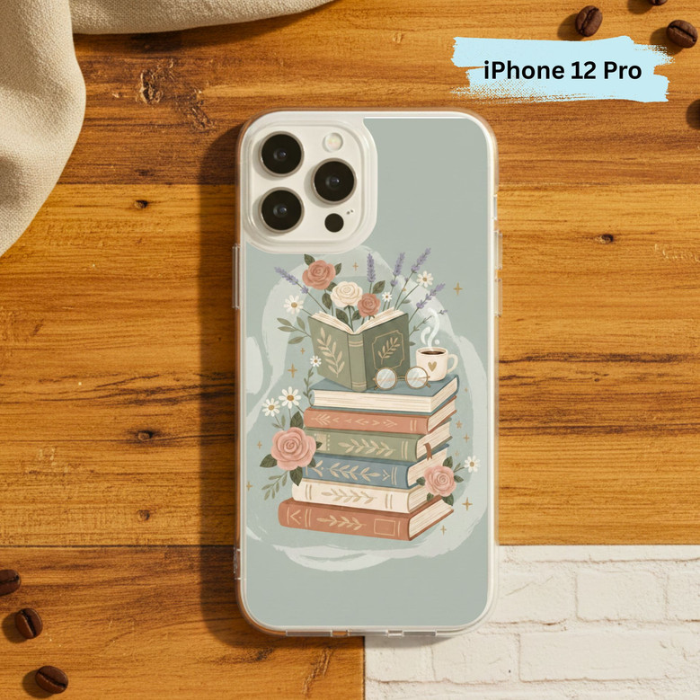 Whispered Chapters & Wildflowers - Book Lover Phone Case Whispered Chapters & Wildflowers - Book Lover Phone Case
