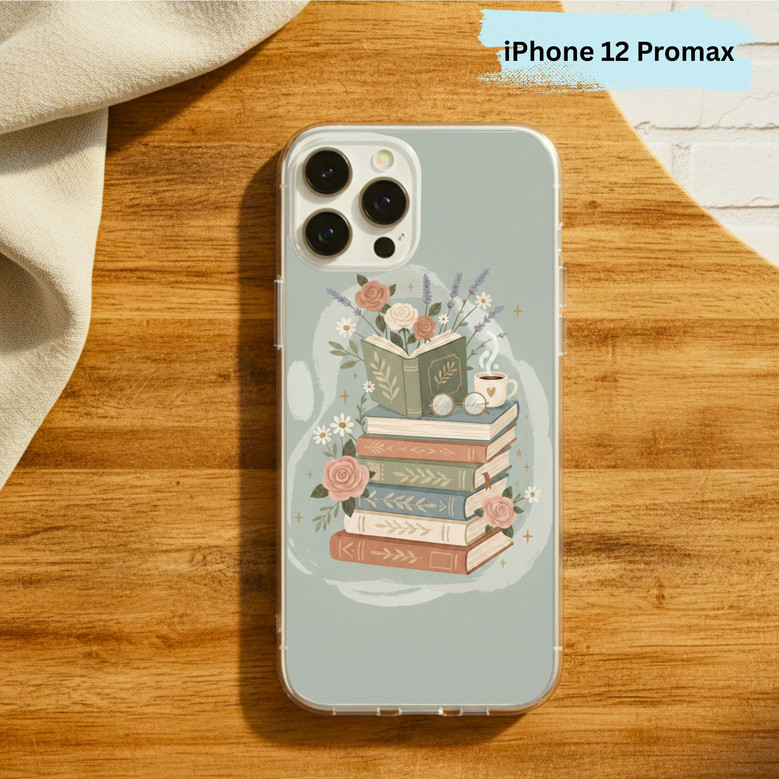 Whispered Chapters & Wildflowers - Book Lover Phone Case Whispered Chapters & Wildflowers - Book Lover Phone Case