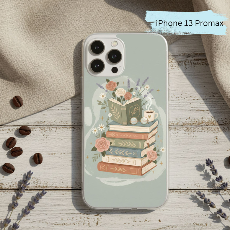 Whispered Chapters & Wildflowers - Book Lover Phone Case Whispered Chapters & Wildflowers - Book Lover Phone Case