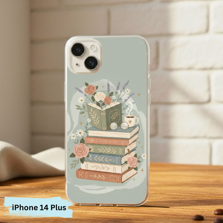 Whispered Chapters & Wildflowers - Book Lover Phone Case Whispered Chapters & Wildflowers - Book Lover Phone Case