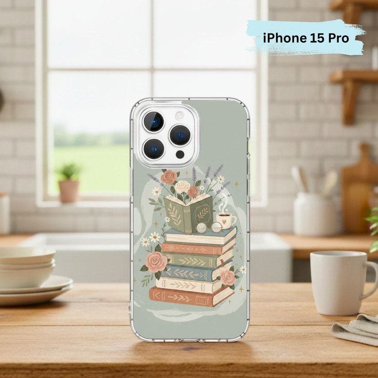 Whispered Chapters & Wildflowers - Book Lover Phone Case Whispered Chapters & Wildflowers - Book Lover Phone Case