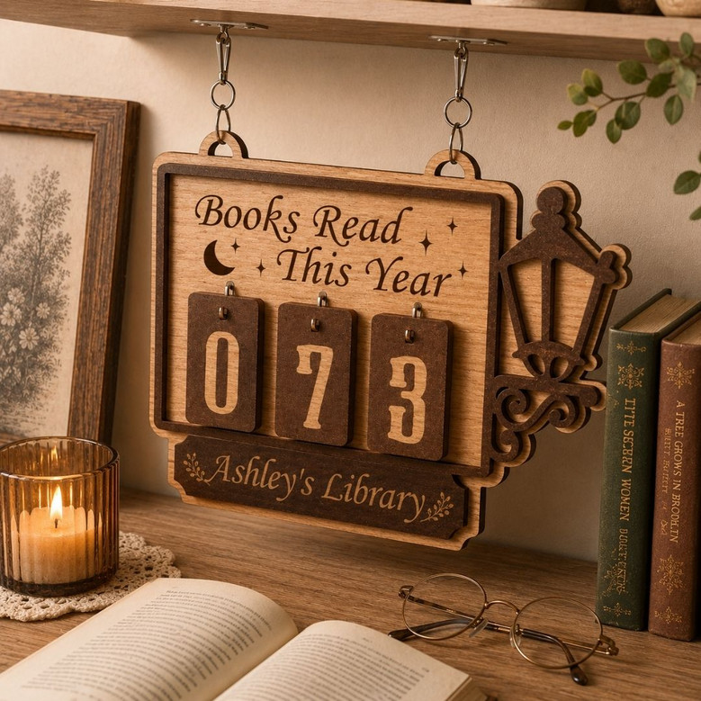 Custom Book Read Tracker - Bookish Gift - Books Read This Year