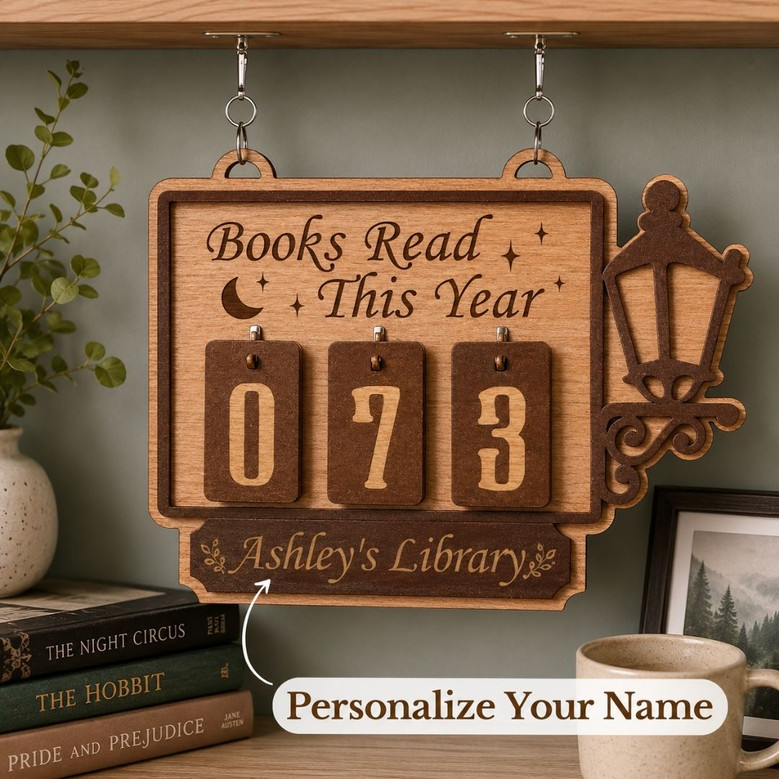 Custom Book Read Tracker - Bookish Gift - Books Read This Year