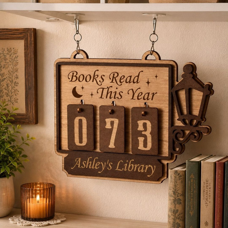 Custom Book Read Tracker - Bookish Gift - Books Read This Year