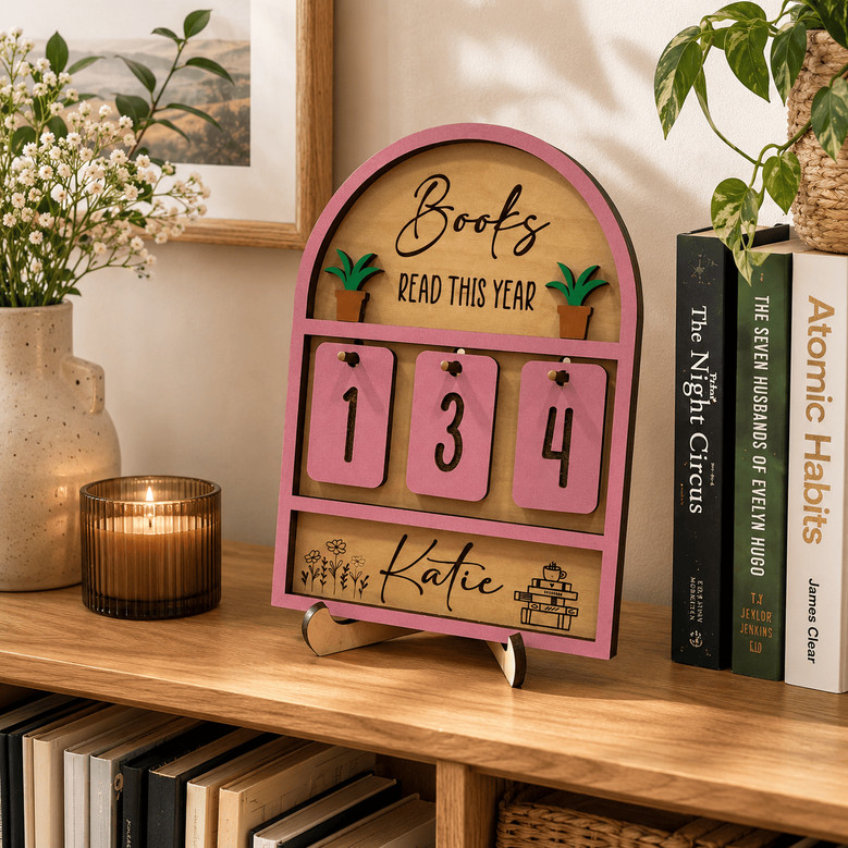 Custom Books I Read This Year Tracker - Special Gift For Reader