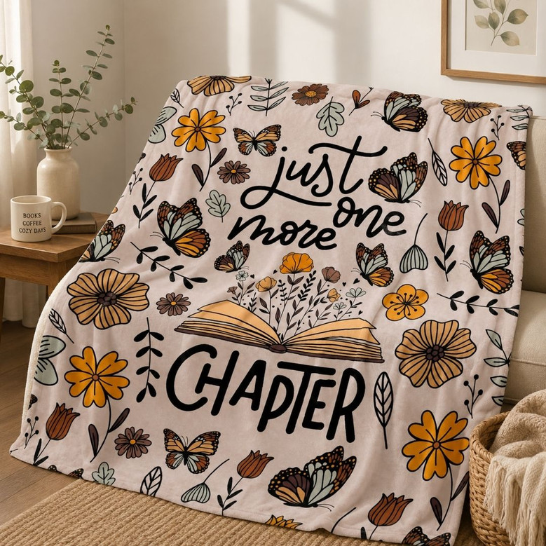 Book Lover Blanket - Reading Gift for Readers & Librarians
