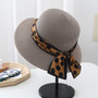 One Pc Summer Fashion 8 Colors Polka Dot Ribbon Decor Beach Elegant Sun Protection Outdoor Straw Hat 56-58Cm