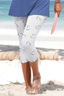 S-2Xl Plus Size Heart Shape Pattern Batch Printing Stretch Drawstring Design Stylish Casual Shorts