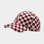 Spring Summer New 2 Colors Checkerboard Printing Fashion Retro Outdoor Adjustable Casual Shade Baseball Cap 56-59Cm Spring Summer New 2 Colors Checkerboard Printing Fashion Retro Outdoor Adjustable Casual Shade Baseball Cap 56-59Cm