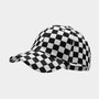 Spring Summer New 2 Colors Checkerboard Printing Fashion Retro Outdoor Adjustable Casual Shade Baseball Cap 56-59Cm Spring Summer New 2 Colors Checkerboard Printing Fashion Retro Outdoor Adjustable Casual Shade Baseball Cap 56-59Cm