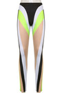 Spring & Summer New Contrast Color Fixed Printing Stretch Tight Nightclub Stylish Leggings