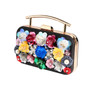 Stylish New Three Colors Flower Rhinestone Sequin Decor Lock Buckle Metal Handle Clutch Bag 19Cm(L)* 4.5Cm(W)* 16Cm(H)