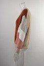 Winter New Contrast Color Knitted Stretch V-Neck Single-Breasted Stylish Sweater 2#