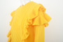 Winter New Solid Color Knitted Stretch Ruffle Stylish Trend Sweater