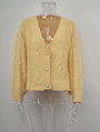 Winter New Solid Color Stretch Knitted V-Neck Single-Breasted Stylish Sweater