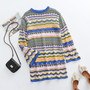 Winter New Three Colors Knitted Stretch Stylish Casual Sweater