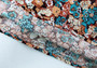 2Xl-5Xl Plus Size Early Autumn New Inelastic Multicolor Batch Printing Casual Midi Dress