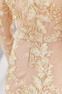 Autumn Off Shoulder Floral Embroidered New Stylish Slim Mini Evening Dress