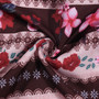 S-2Xl Plus Size Spring New Stylish Inelastic Floral Batch Printing V-Neck Lace-Up Lantern Long Sleeves Casual Mini Dress