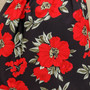 S-2Xl Plus Size Summer New Flower Batch Printing Stretch Sling Backless Fashion Casual Midi Dress