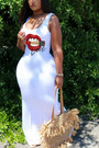 S-2Xl Plus Size Summer New Stylish Eight Colors Cartoon Lips Printing Sling Stretch Casual Maxi Dress