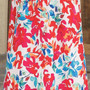 S-2Xl Plus Size Summer New Stylish Inelastic Leaf & Flower Printing V-Neck With Belt Split Casual Maxi Dress