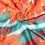 S-2Xl Plus Size Summer New Stylish Stretch Flower Printing Crossed Sling Lace-Up Backless Split Sexy Maxi Dress