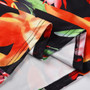 S-2Xl Summer New Plus Size Plant Batch Printing Stretch Backless Crossed Adjustable Straps Stylish Tropical Vacation Style Maxi Dress