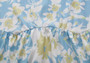 Spring & Summer New Floral Batch Printing Micro-Elastic V-Neck Long Sleeve Shirring Swing Stylish Holiday Bohemian Maxi Dress