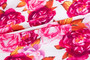 Spring & Summer New Floral Batch Printing Stretch Frill Trim Smocked Bodycon Stylish Pretty Mini Dress