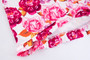 Spring & Summer New Floral Batch Printing Stretch Frill Trim Smocked Bodycon Stylish Pretty Mini Dress