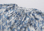 Summer New Floral Batch Printing Micro-Elastic Neck-Tie Hollow Shirring Silt Stylish Holiday Midi Dress