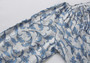 Summer New Floral Batch Printing Micro-Elastic Neck-Tie Hollow Shirring Silt Stylish Holiday Midi Dress