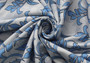 Summer New Floral Batch Printing Micro-Elastic Neck-Tie Hollow Shirring Silt Stylish Holiday Midi Dress
