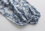 Summer New Floral Batch Printing Micro-Elastic Neck-Tie Hollow Shirring Silt Stylish Holiday Midi Dress