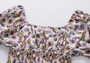 Summer New Floral Batch Printing Micro-Elastic Suqure Neck Puff Sleeves Smocked Swing Stylish Holiday Midi Dress